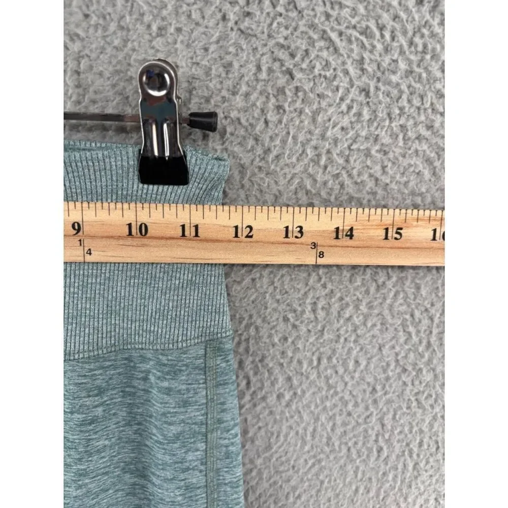 Alo Yoga Alosoft High Waist Lounge Leggings in Seagrass Green, size XS.